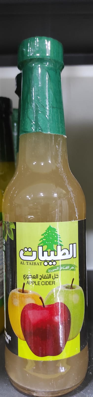 الطيبات خل تفاح عضوى 330مل